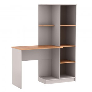 Прайм 89.15 Стол письменный со стеллажом Правый (Олмеко)